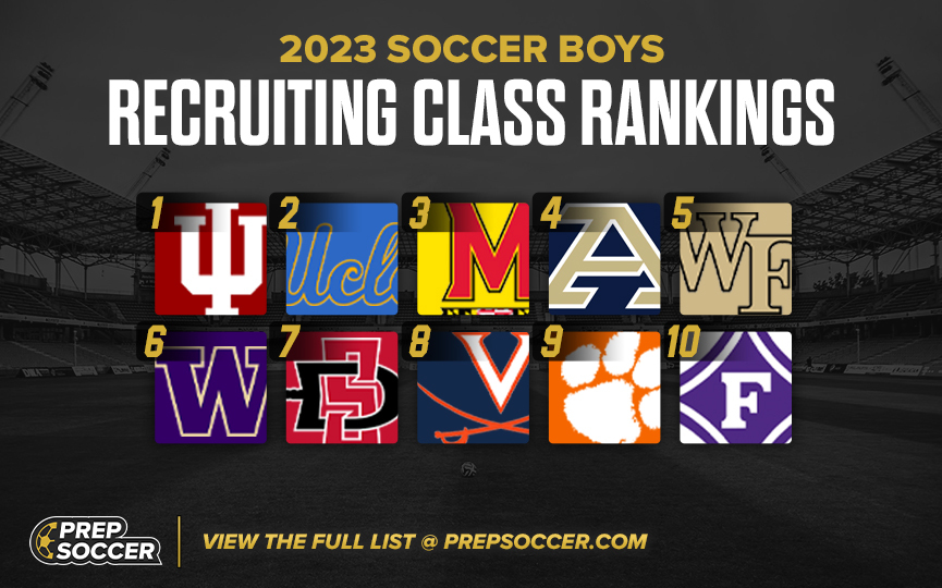 PrepSoccer Boys Recruiting Rankings Class of 2023