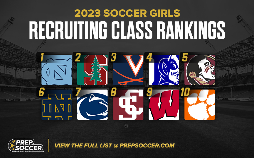 PrepSoccer Girls Recruiting Rankings Class of 2023