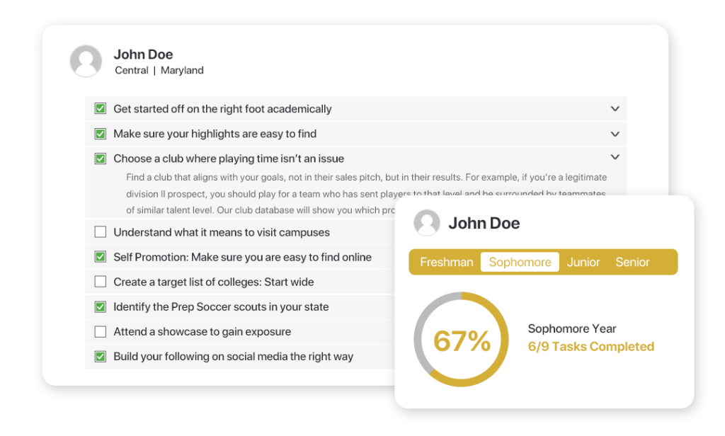Tasks are your recruiting timeline.