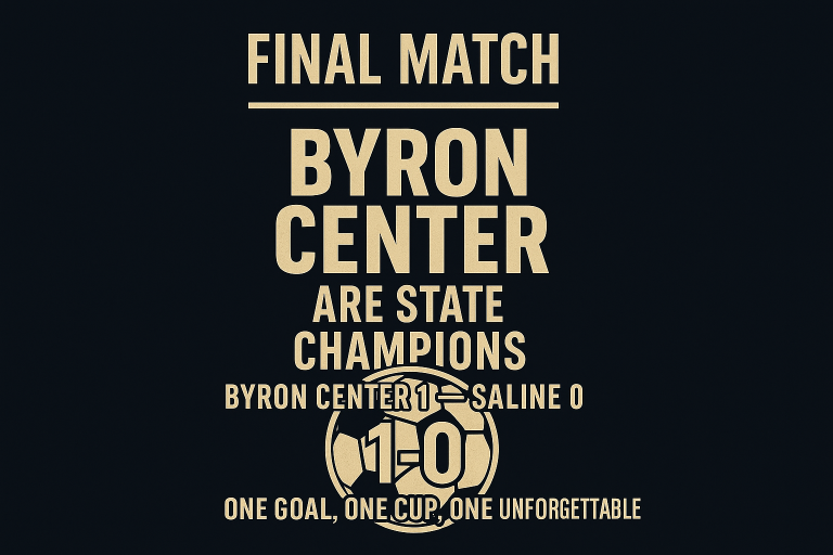 2025 MHSAA Girls Soccer:Byron Center vs Saline-Championship Match